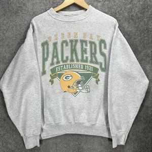 Vintage Green Bay Packers Football Sweatshirt Retro NFL Green Bay Packers Shirt